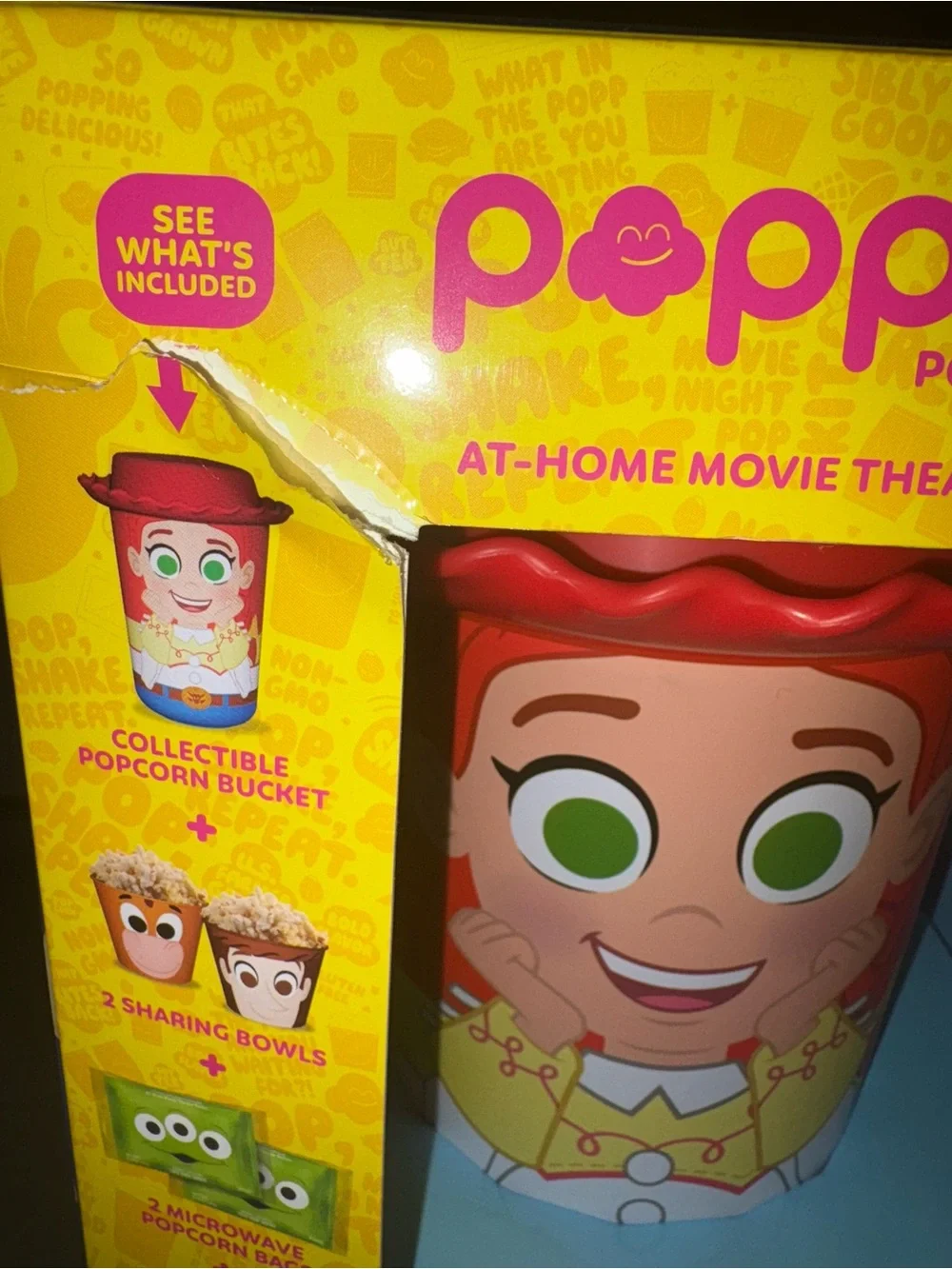Poppowls Toy Story Jessie Red Collectible Popcorn Bucket - Poppowls Brand